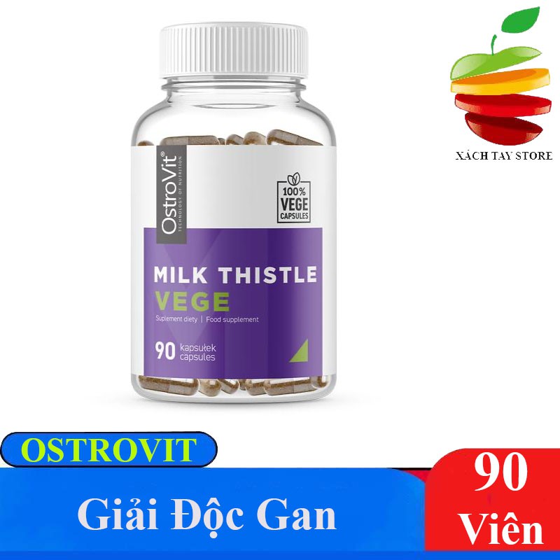 Viên Uống Giải Độc Gan Milk Thistle Ostrovit 90 viên