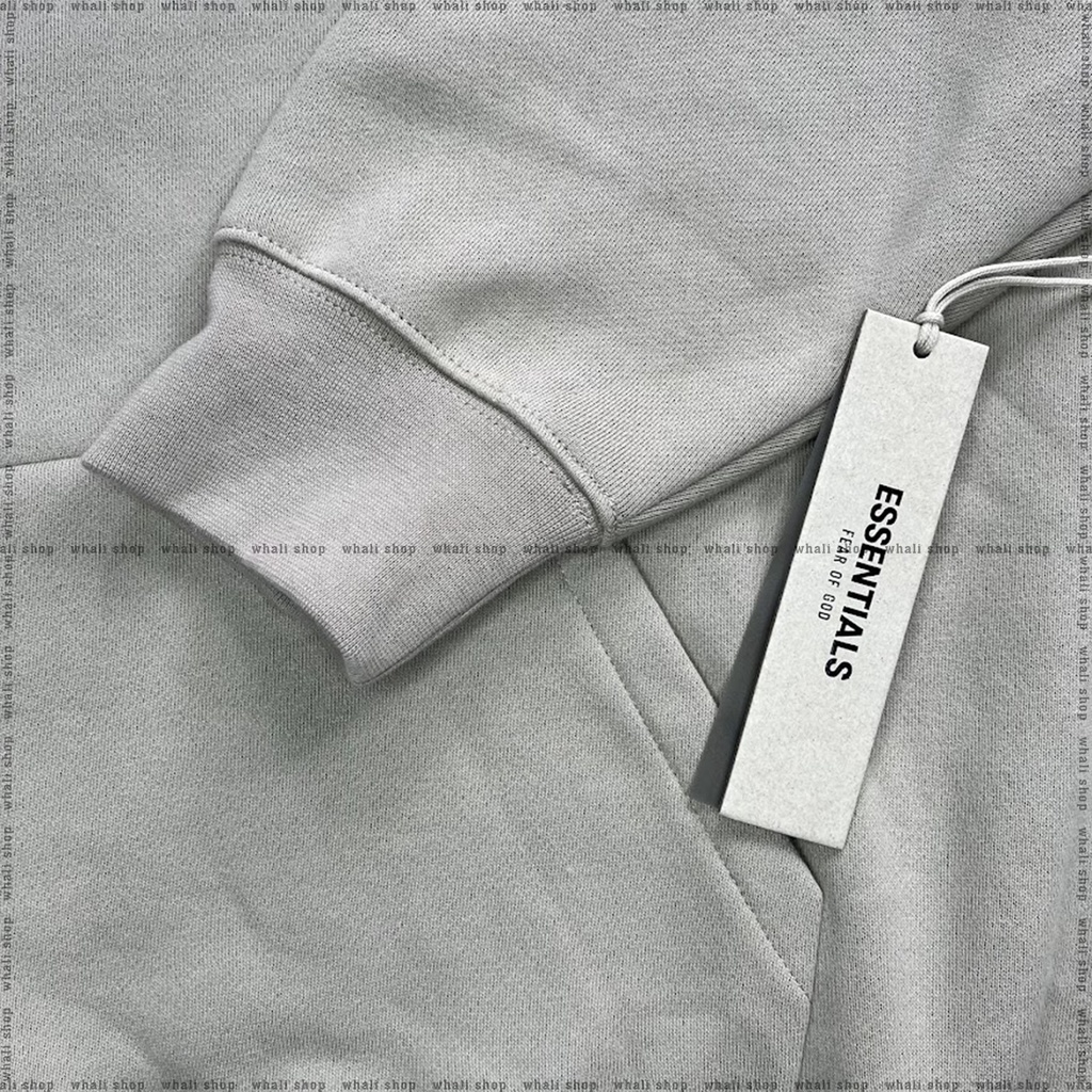 Hoodie FOG Essentials Logo Nhung Smoke Fall 2022