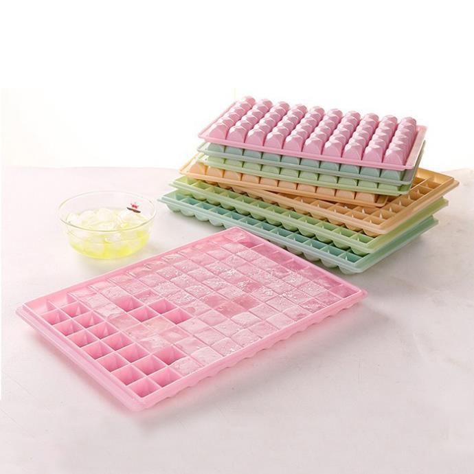 Khay Làm Đá Viên Kim Cương 60 Lỗ - Khay Đựng Đá Tủ Lạnh - Làm Thạch, Rau Câu