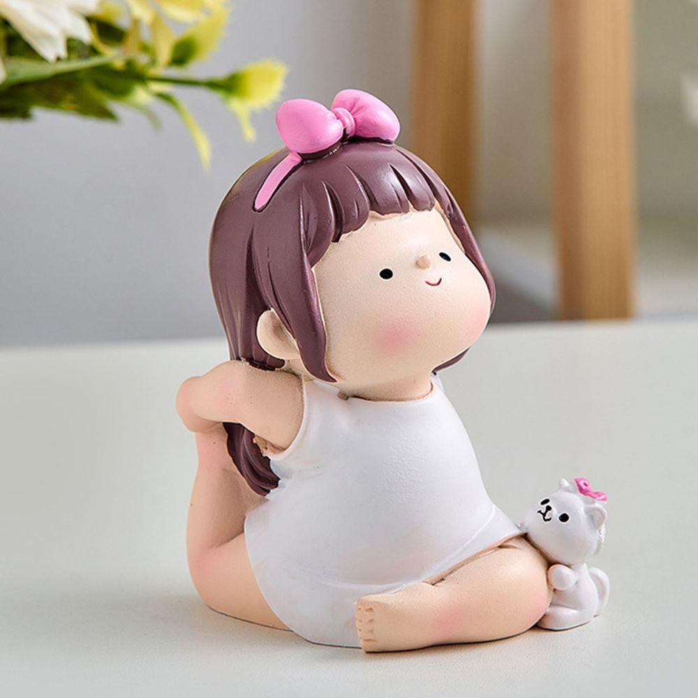 Mô Hình Nhân Vật WTTLE Bằng Nhựa Resin Trang Trí Nhà Cửa / Xe Hơi
