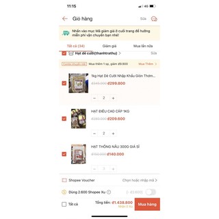 Combo hạt dẻ khách ngày 30/12
