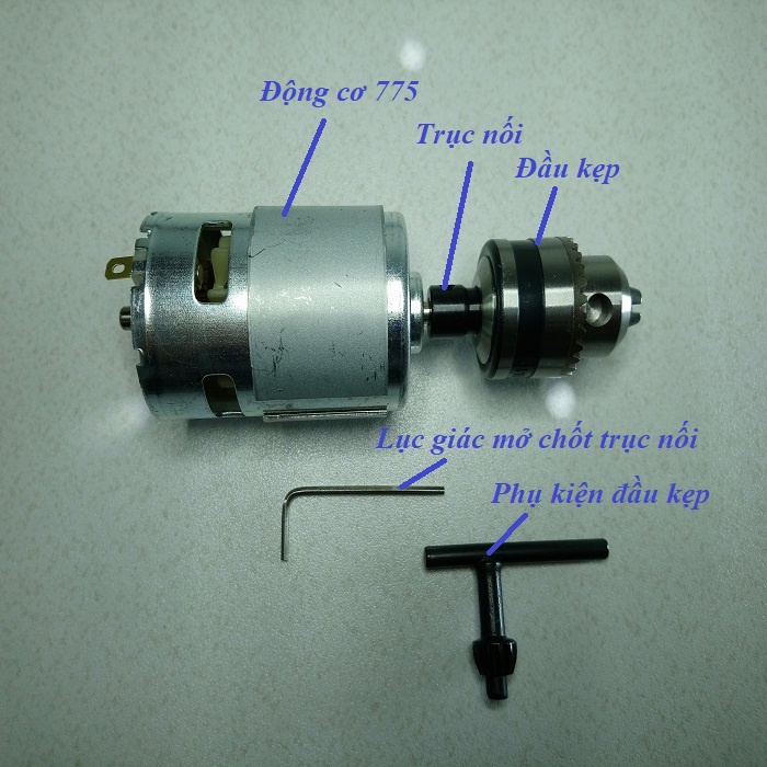 Bộ Khoan Tự Chế Từ Động Cơ 775