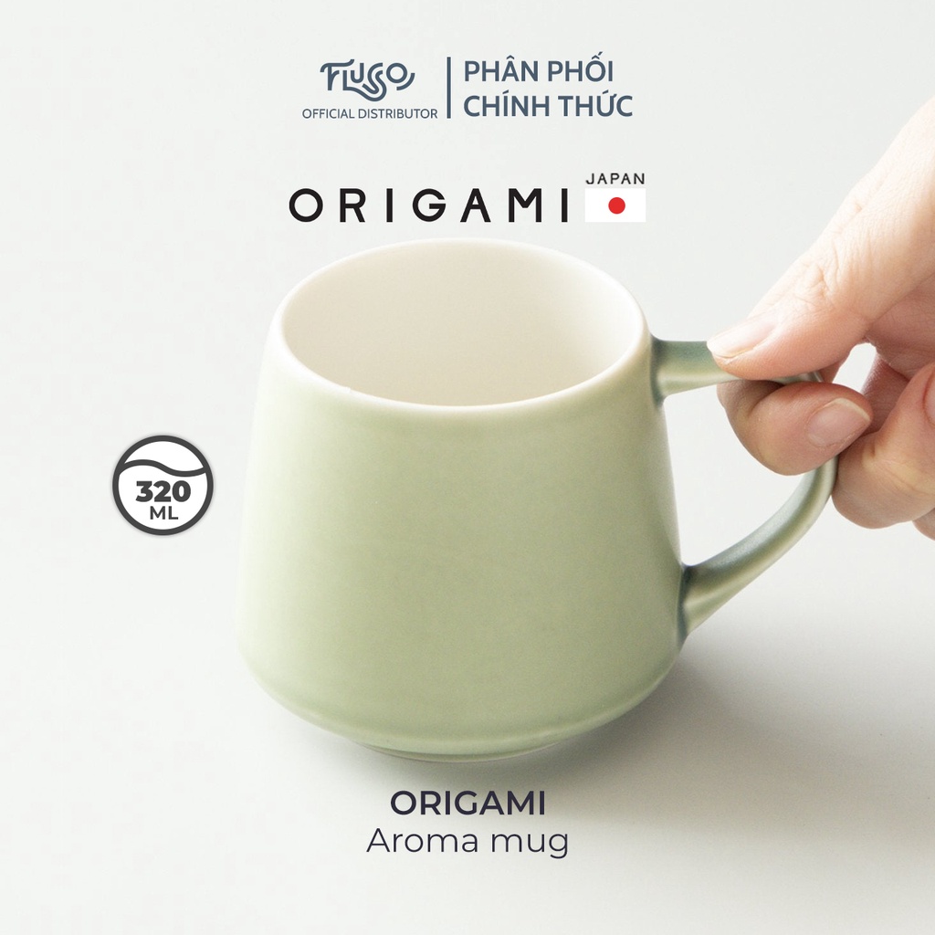 [ORIGAMI JAPAN] Cốc sứ ORIGAMI - Origami Aroma Mug