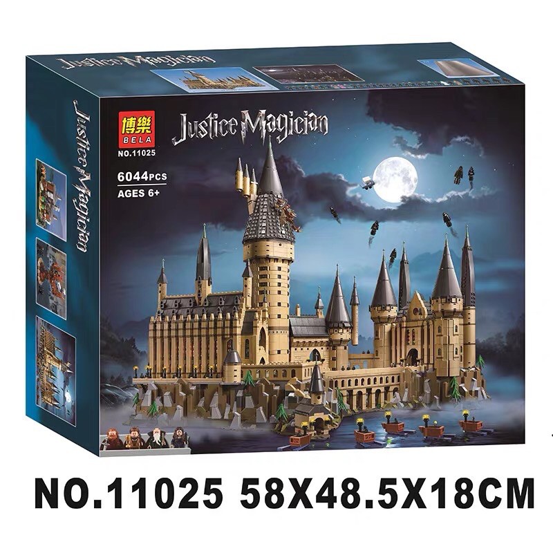 Đồ chơi lắp ráp mô hình Harry Potter lâu đài phù thuỷ Hogwarts bella 11025 lego 6044 mảnh Hogwart NBlue Shop Toys