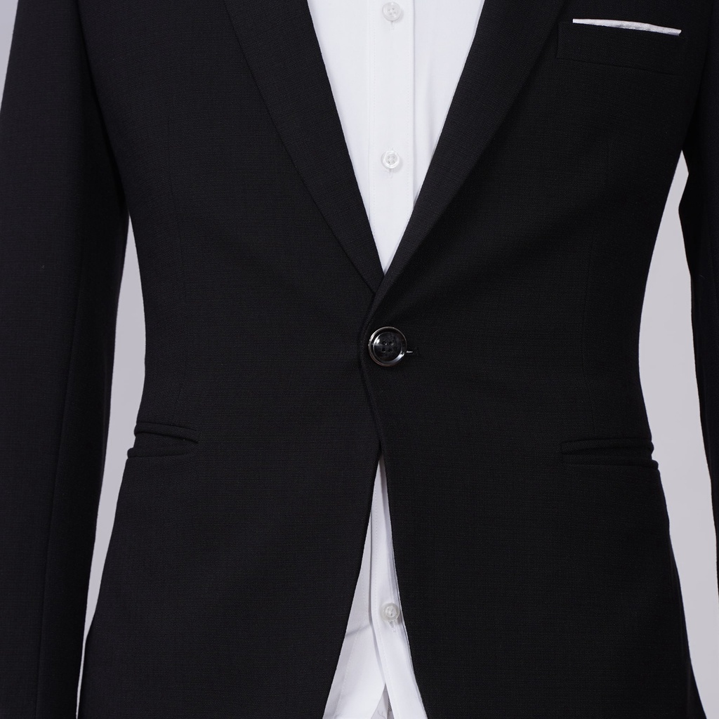Bộ vest nam The Suits House xước đen không đột