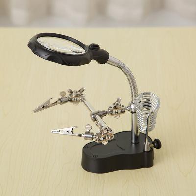Kính lúp soi kẹp hàn mạch điện tử có đèn led