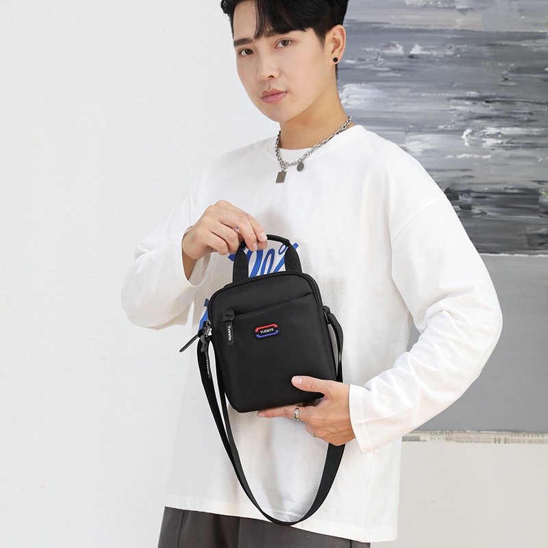 Túi Xách Đeo Vai Vải Oxford Siêu Nhẹ Chống Thấm Nước Phong Cách Mới Cho Nam