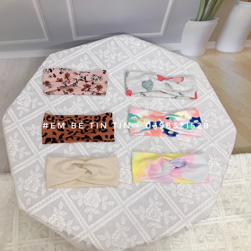 [SALE] Turban xoắn - băng đô cho bé gái (0-1y)