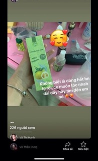 Tinh dầu bưởi rừng dưỡng tóc THH