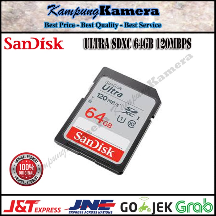Thẻ Nhớ Sandisk Ultra Sdxc 64gb 120mbps