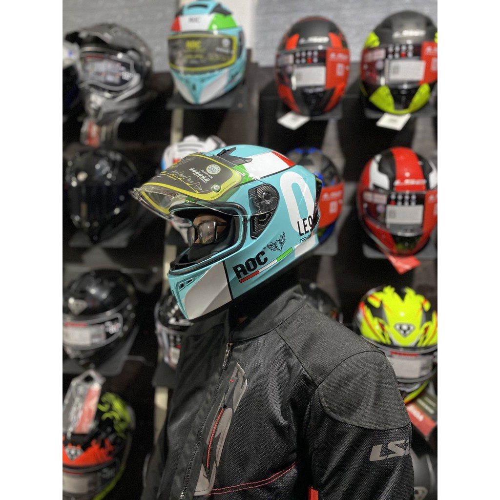 [SIÊU HOT] Nón fullface ROC 01 Leopard Racing