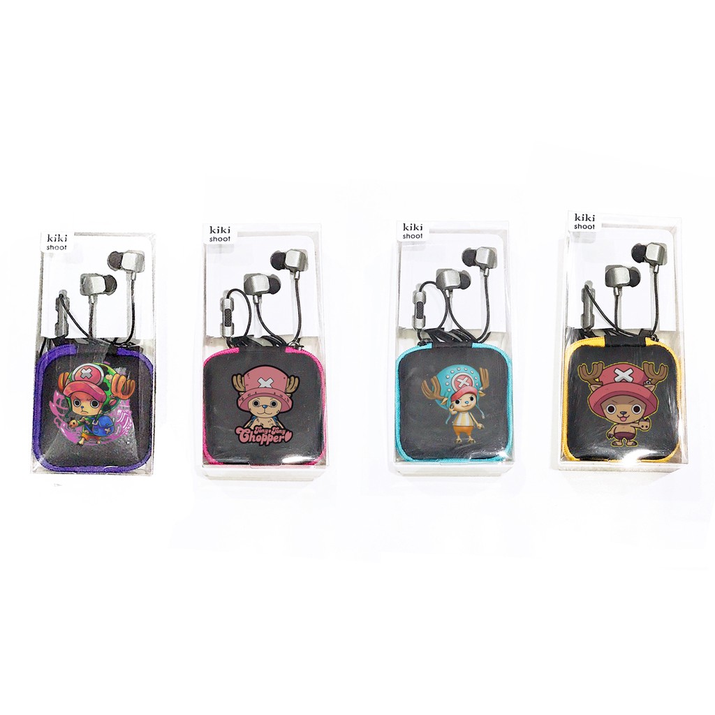 Tai nghe chopper kèm bao one piece TNBI21 tai nghe hộp trượt dễ thương