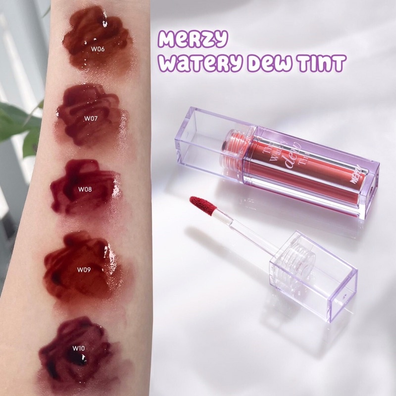 Son tint bóng ánh nước lâu trôi Merzy The Watery Dew Tint
