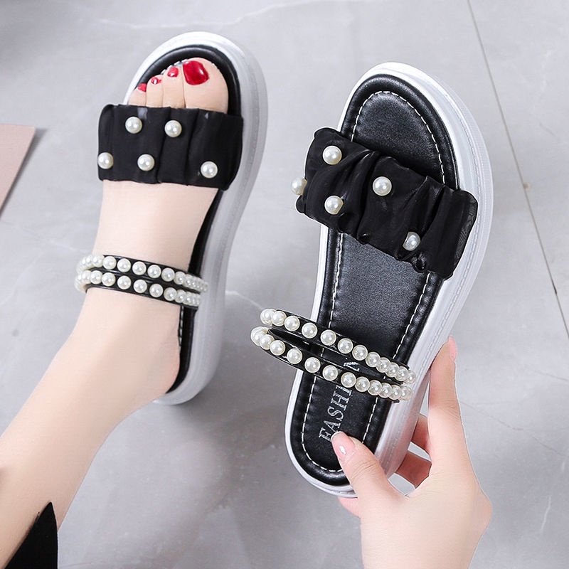 Dép Sandal Đế Mềm Dày Phong Cách Pháp Thời Trang Mùa Hè