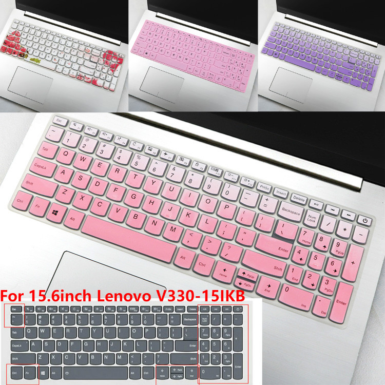 Vỏ bọc silicon siêu mỏng bảo vệ bàn phím máy tính Lenovo V330-15Ikb 15.6 Inch