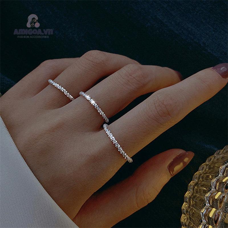 ✨✨Nhẫn phối dây xích thời trang Hàn quốc cá tính cho nữ 1 miếng