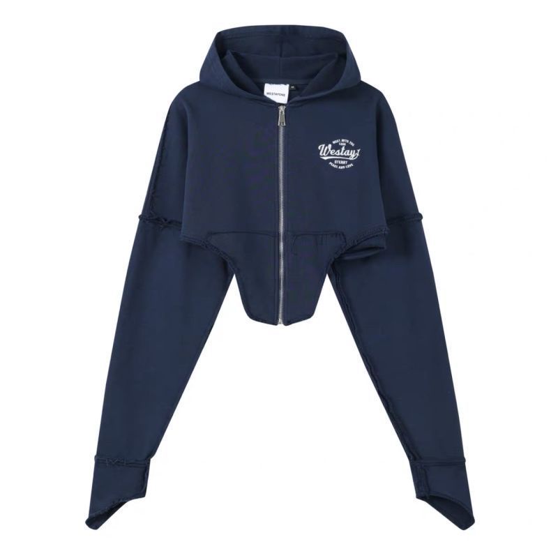 Bộ Áo Khoác Lửng Dài Tay + Chân Váy Thể Thao Phong Cách Retro Mỹ Xingxg Cho Nữ