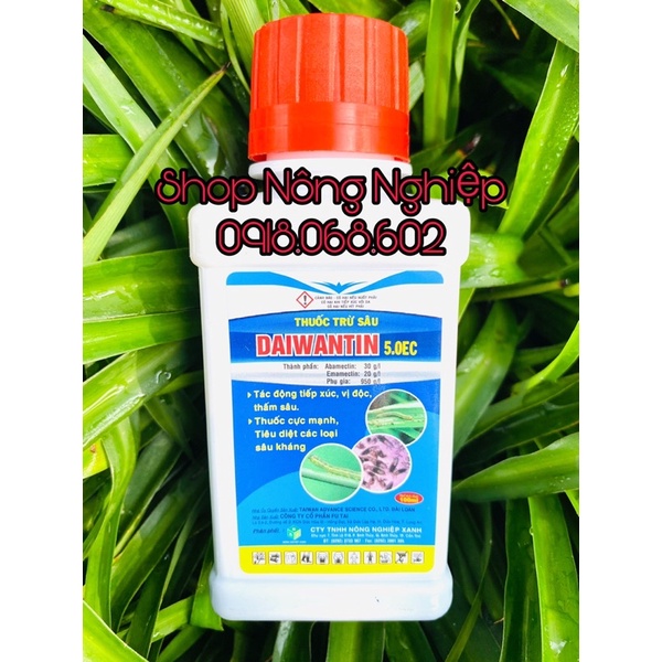 DAIWANTIN 5.0EC 10ml, sản phẩm sinh học phòng trừ côn trùng cho cây.