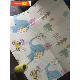 THẢM xốp  silicon 2 mặt dùng siêu thích cho bé