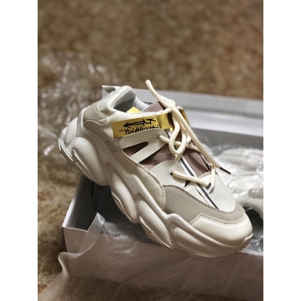 Giầy Thêt Thao Nữ Snearker Nữ Đế Sóng