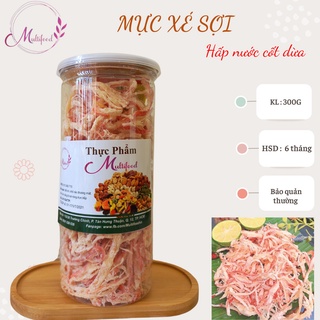 300G Mực Xé Sợi Hấp Nước Cốt Dừa Hàng Xuất Khẩu Siêu Ngon | MultiFood