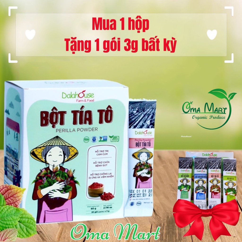 Bột tía tô Dalahouse (hộp 20 gói)