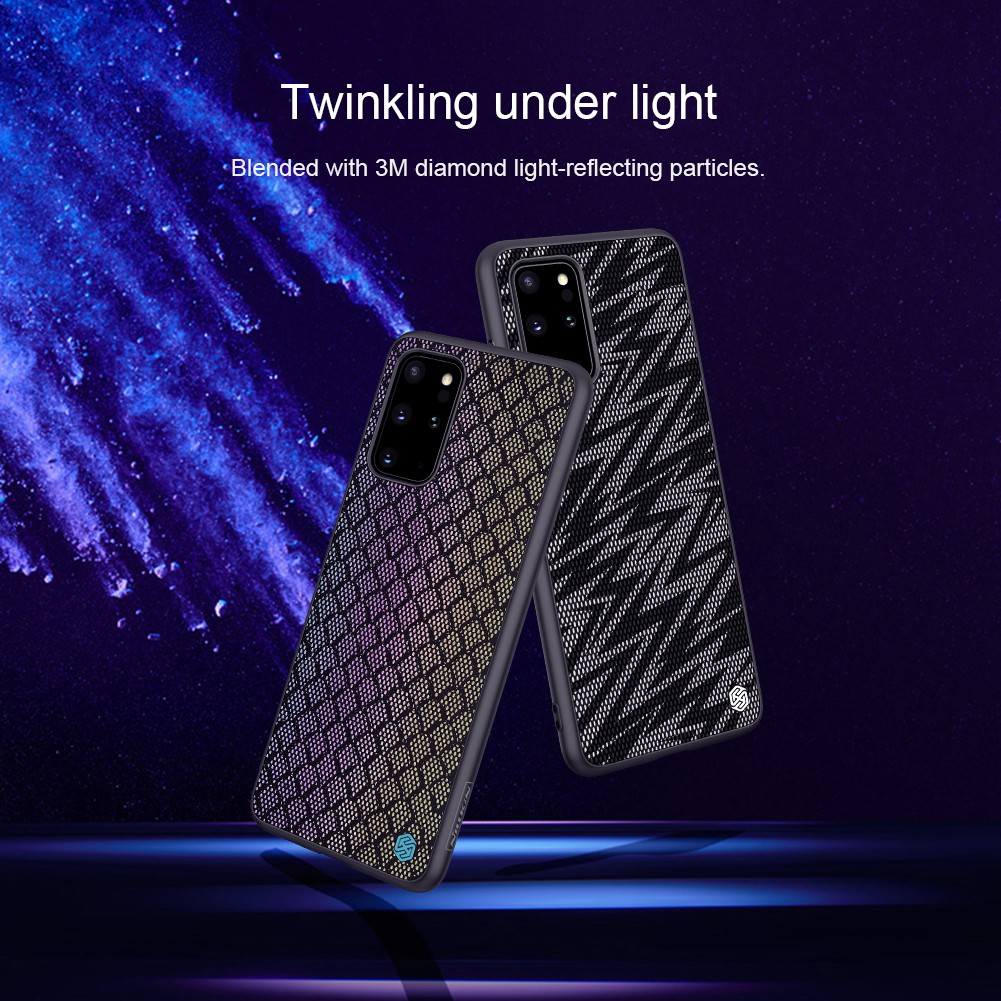Ốp lưng Samsung Galaxy S20 Plus / S20 Plus 5G / S20+ phản quang đổi màu hãng Nillkin Twinkle cấu tạo 5 lớp bảo vệ tối ưu