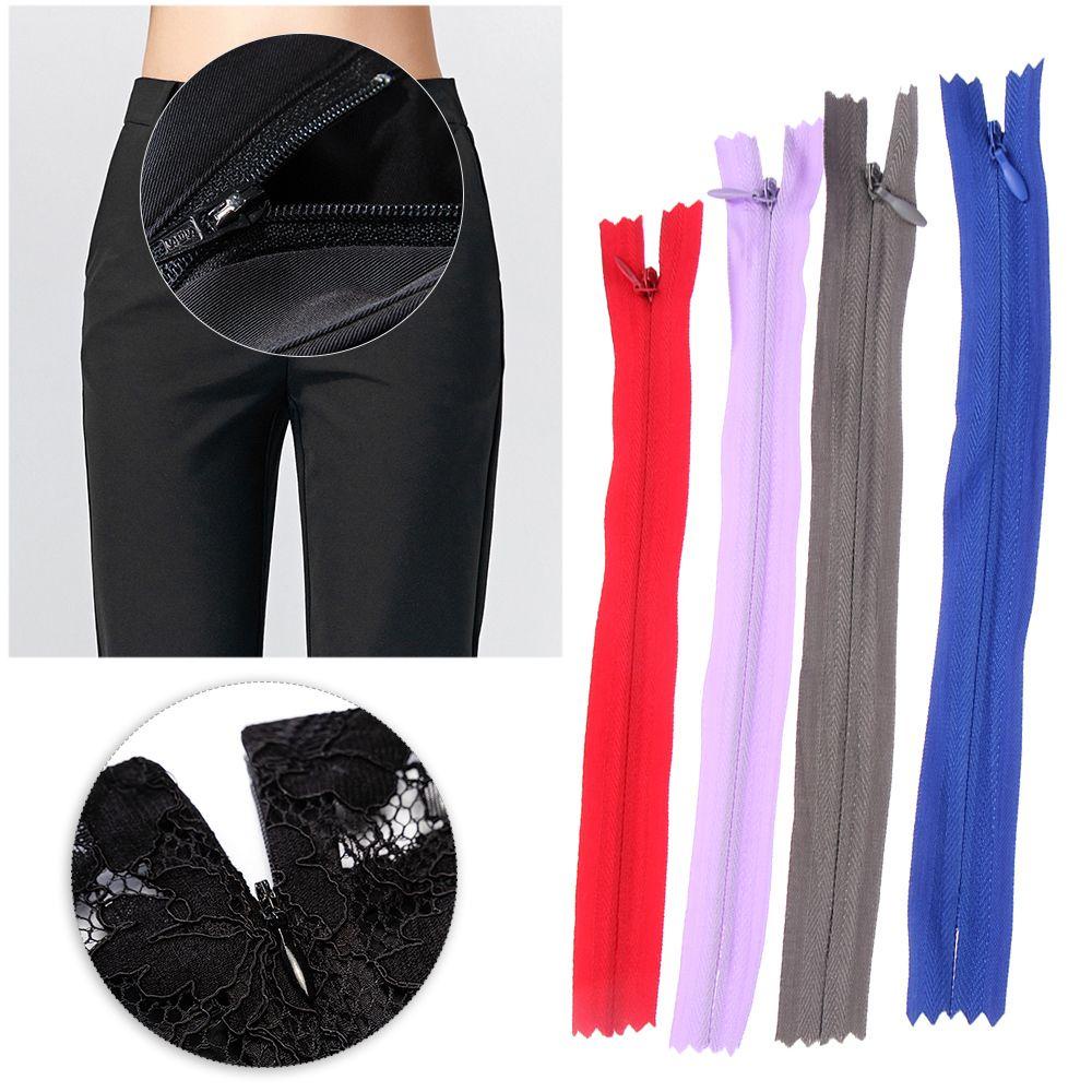 Set 10 Dây Khóa Kéo Nylon Tàng Hình 20cm May Vá Đa Ứng Dụng