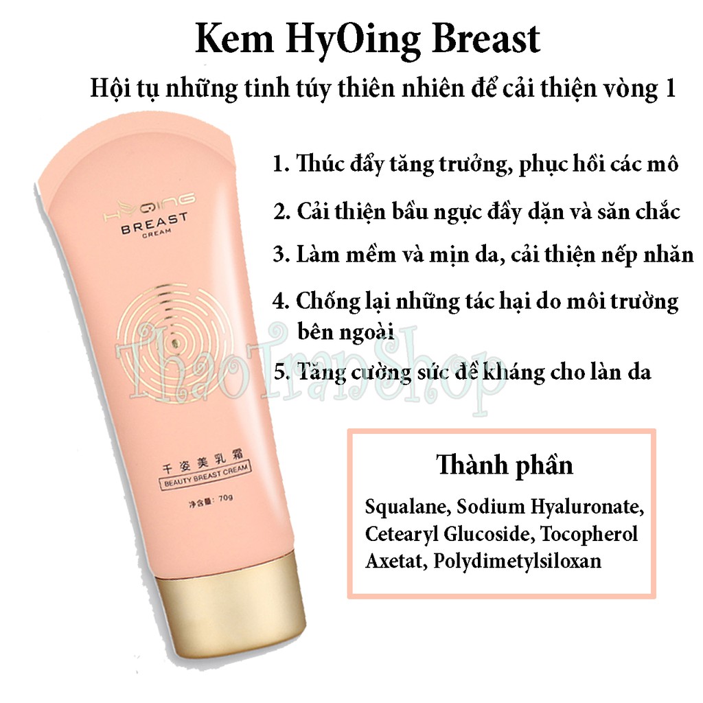 Kem nở ngực HyOing Breast, Làm Tăng Kích Thức Vòng 1 Hiệu Quả | BigBuy360 - bigbuy360.vn