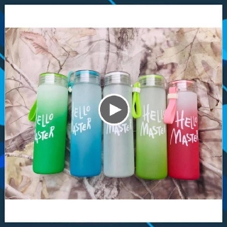 💥 xã kho💥 bình nước thủy tinh hello master 500ml