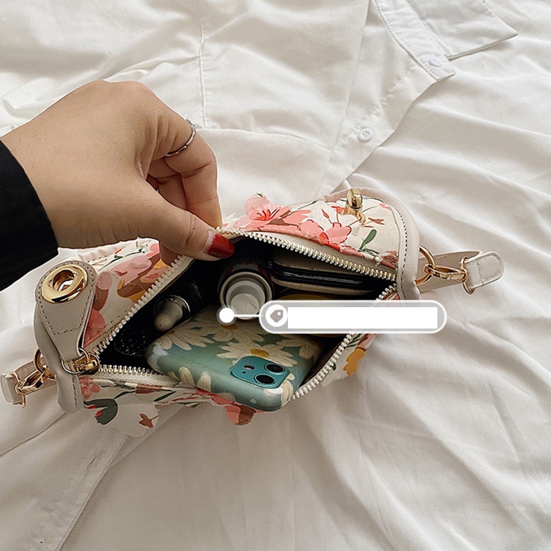 Túi Đeo Vai Đính Hoa Thời Trang Xinh Xắn Cho Nữ