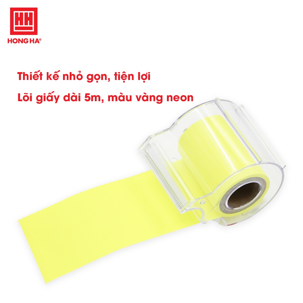 Giấy ghi chú dạng cuộn kèm dụng cụ cắt Hồng Hà - 6680/6681