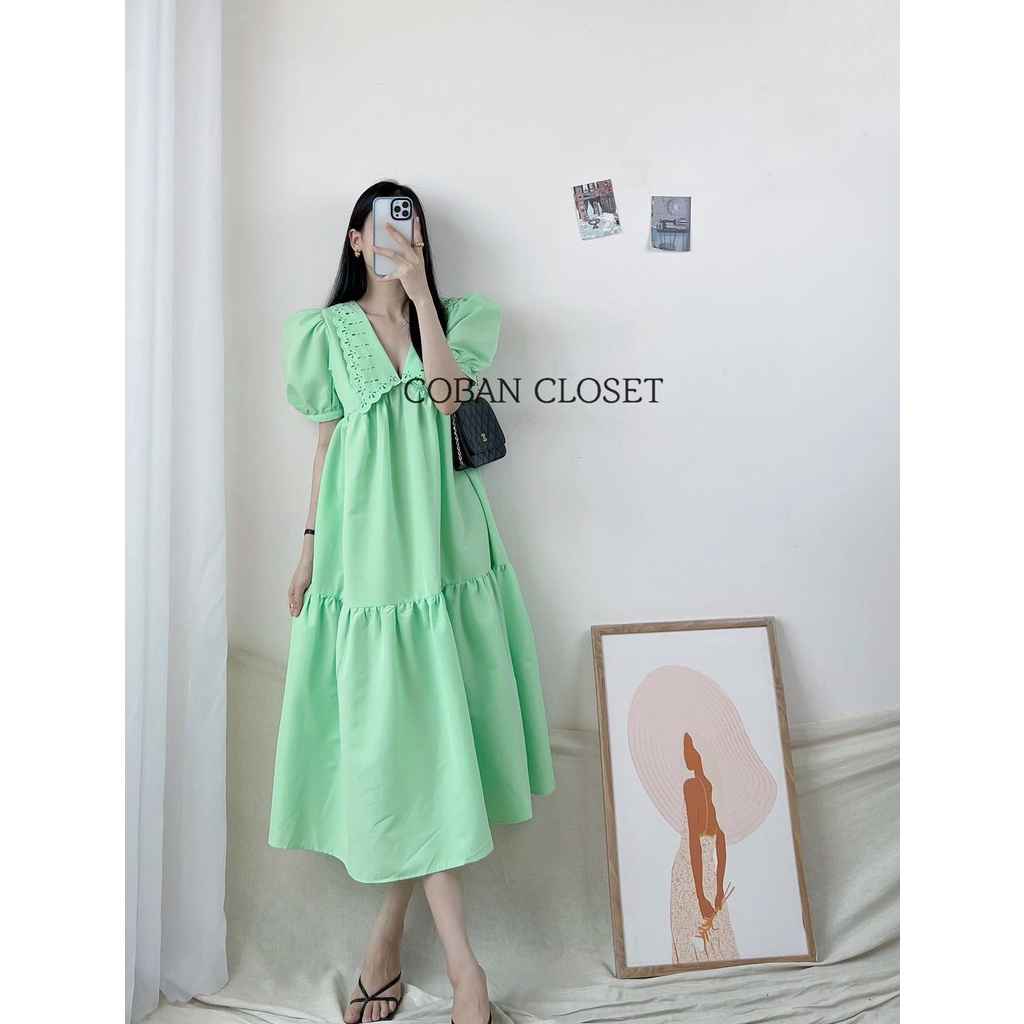 ĐẦM SUÔNG CỔ HỌA TIẾT