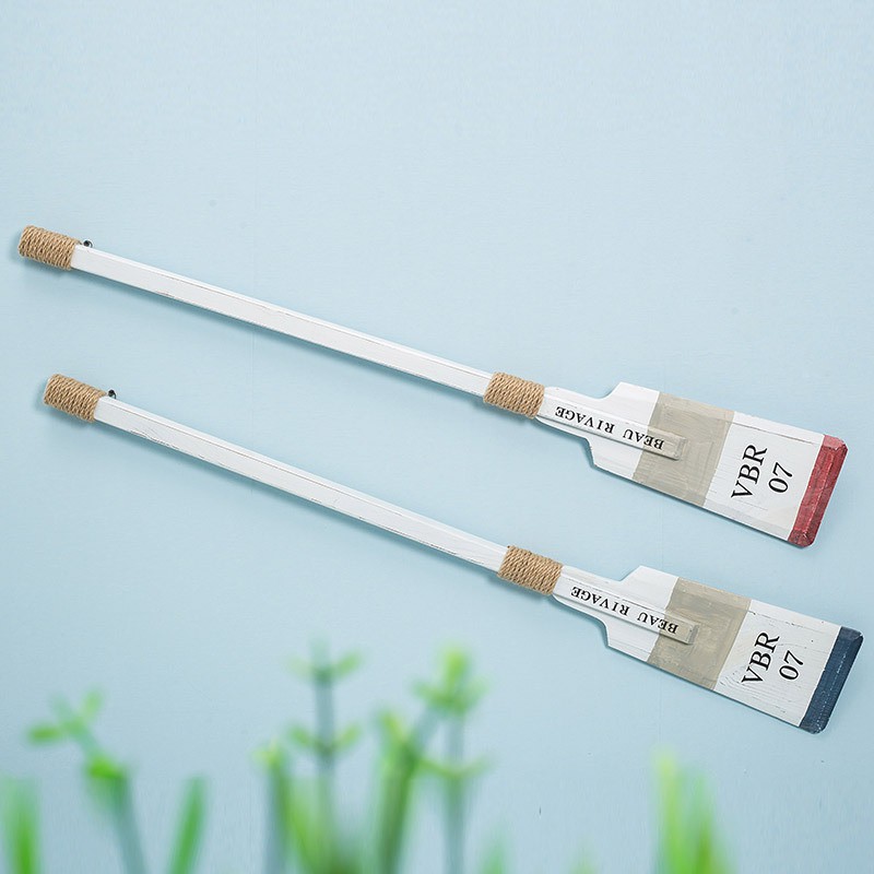 Mái chèo trang trí VBR07 size 80cm và 110cm - Decor đồ trang trí theo phong cách biển Địa Trung Hải