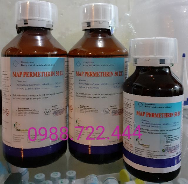 Thuốc trừ muỗi Permethrin 50EC 0,5lít