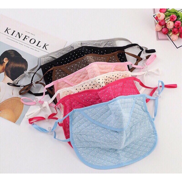 Khẩu trang chống tia UV che cổ 3 lớp.