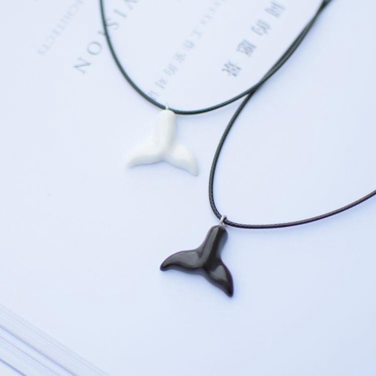 Dây Chuyền Mặt Hình Đuôi Cá Dễ Thương Cho Nữ