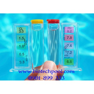 Bộ test nước hồ bơi 2in1