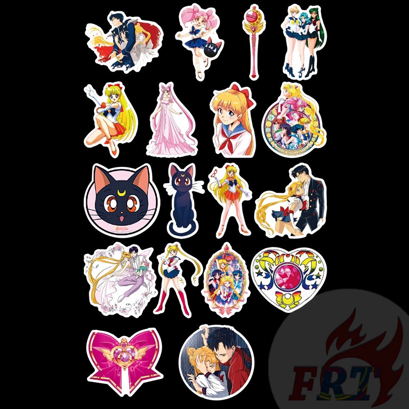❉ Sailor Moon - Series 03 Anime Stickers ❉ 50Pcs/Set DIY Fashion Luggage Laptop Skateboard Doodle Stickers
