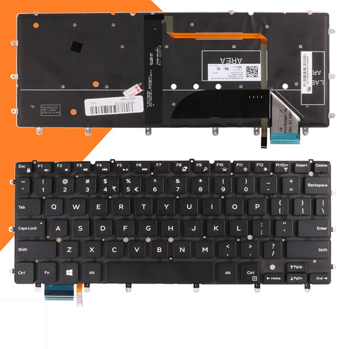 Bàn phím laptop Dell Inspiron 13 7347 7348 7352 7353 7359 7547 7548, XPS 12 9Q23, XPS 13 9343 9350 9360 9370 có đèn