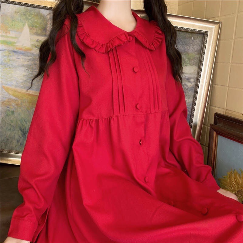 [CÓ SẴN] Váy / Đầm Lolita Nhật Bản Cổ Nấm Ulzzang(có ảnh thật+video) | BigBuy360 - bigbuy360.vn