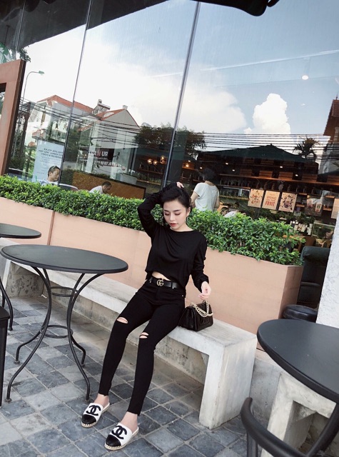 Quần tregging rách gối 1, rách gối 2 và trơn sz sml | BigBuy360 - bigbuy360.vn