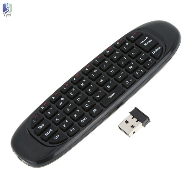 Yy 2.4G Air Mouse Rechargeable Wireless Remote Control Keyboard for Android TV Box Computer @VN