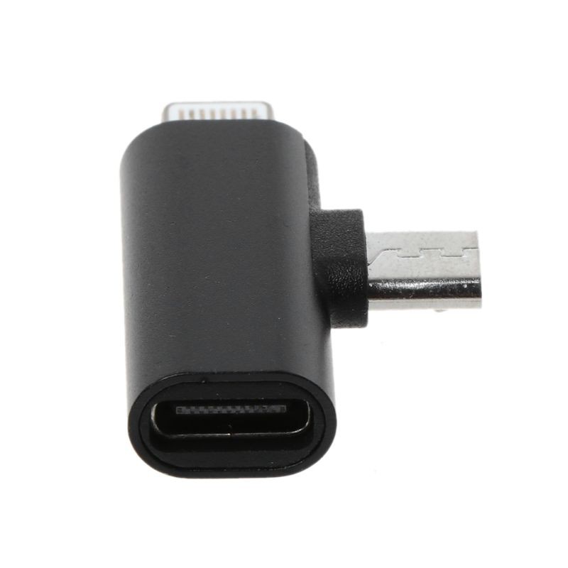 IPHONE SAMSUNG HUAWEI XIAOMI ANDROID DELL Đầu Chuyển Đổi Type C Sang Micro Usb + Lightning