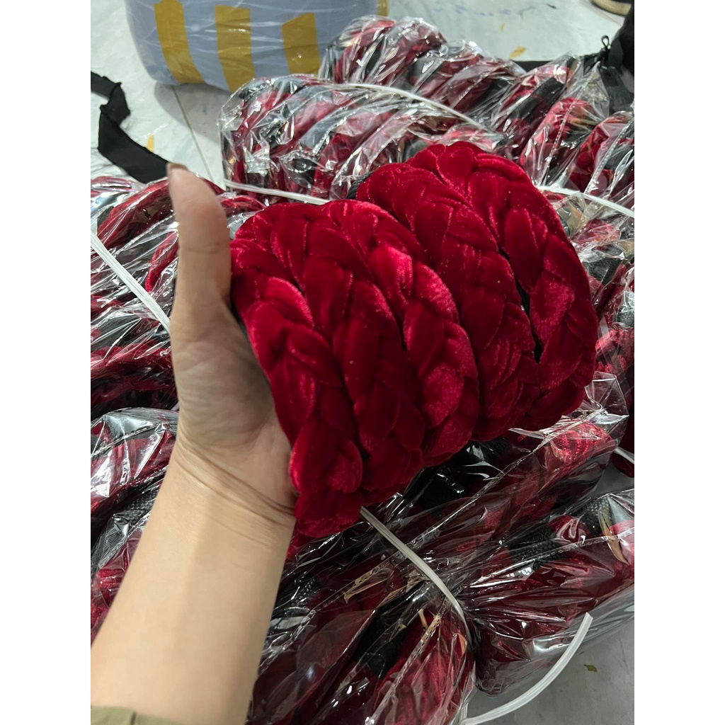 (FREESHIP) Mấn nhung đỏ hàng quảng châu Miho house