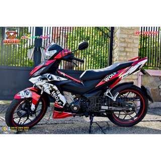 Tem Trùm Winner Wolf Trắng Đỏ Đen Nhám - W-18813