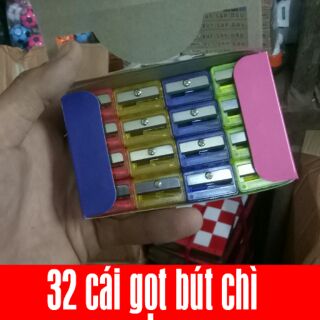 Gọt bút chì, chuốt bút chì, 32 cái/01hộp