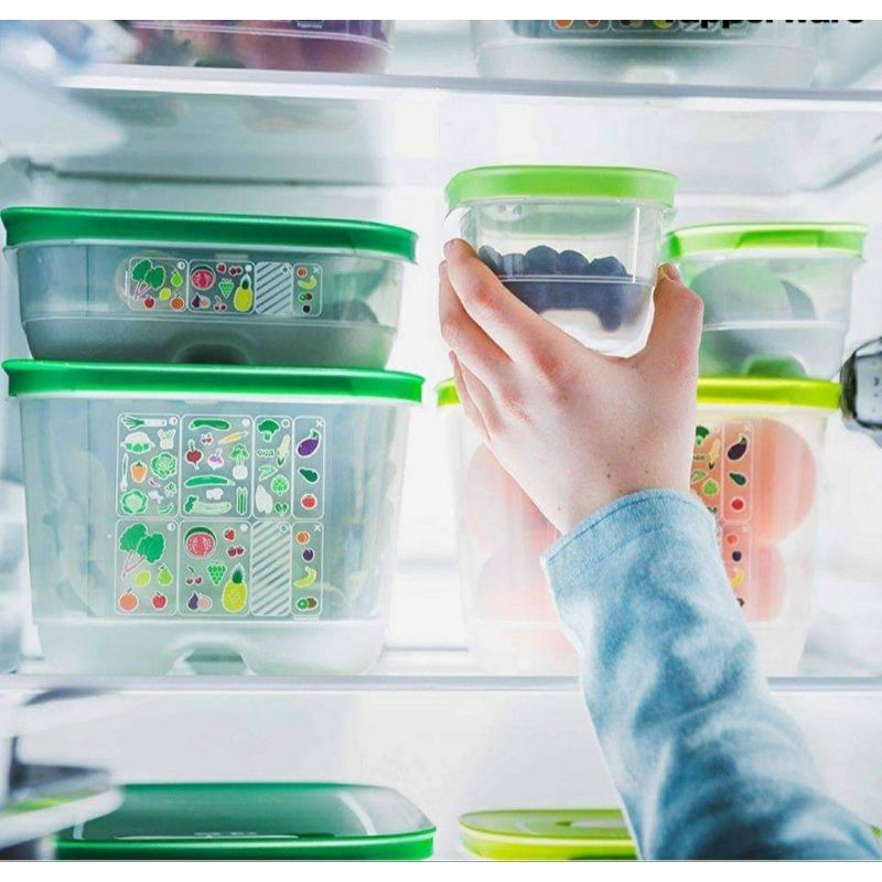 Bộ trữ mát Tupperware có nút hô hấp 7 hộp Ventsmart