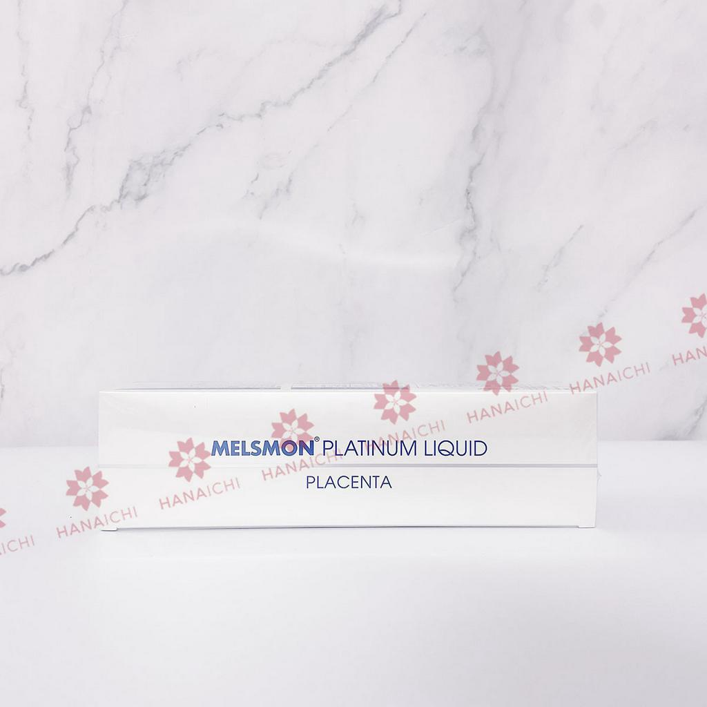[Nội địa Nhật] Nước uống nhau thai ngựa Melsmon Platium Liquid Placenta 30 ống - Chính Hãng Nhật Bản