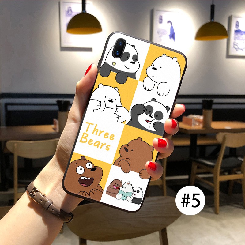 Ốp điện thoại hình gấu loại mềm cho Vivo Y1s U10 S1 V15 Pro Y11 Y12 Y15 Y17 Y19 Y91 Y91C Y91i Y93 Y95
